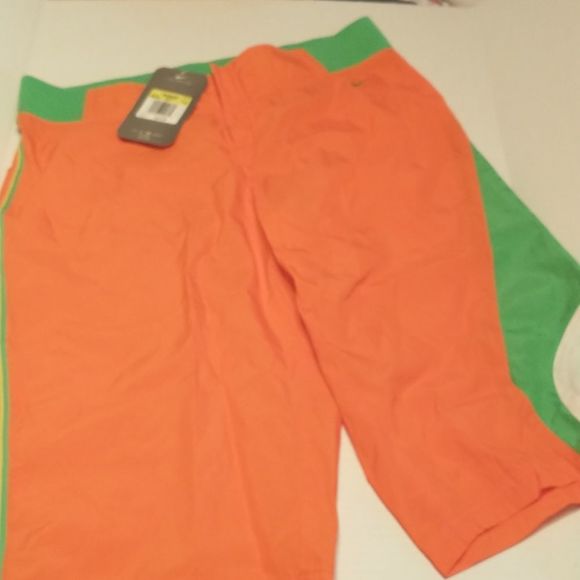 Nike 2004 Edition Women's Orange/White/Green Small Active Shorts. New with Tag. - Picture 1 of 4